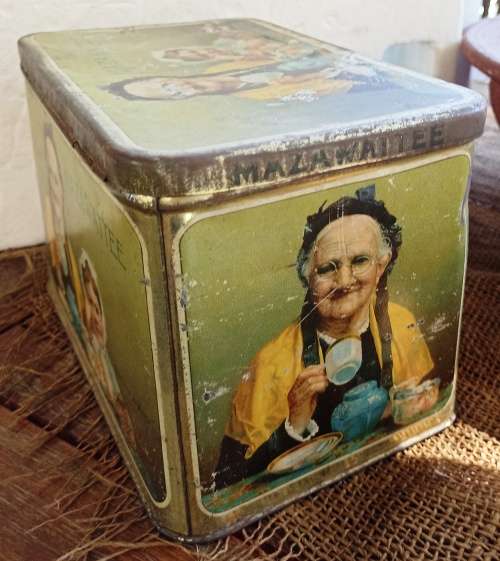 Big Mazawattee 3lb Tea Tin no 1 -Made in London England