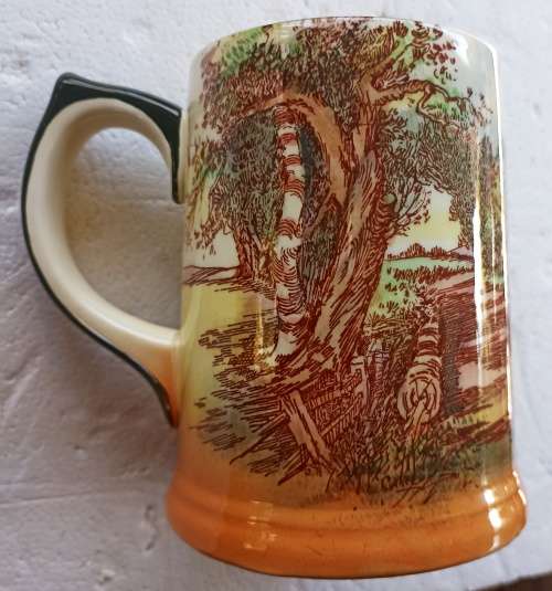 Beautiful Spotless Royal Doulton Rustic England Porcelain Mug - H 12 cm-TD 8 cm
