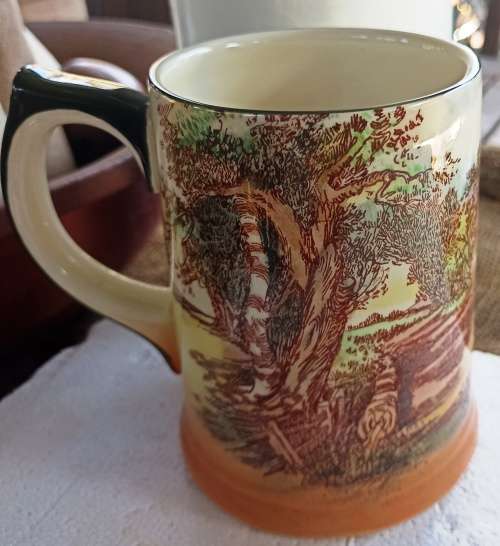 Beautiful Spotless Royal Doulton Rustic England Porcelain Mug - H 12 cm-TD 8 cm