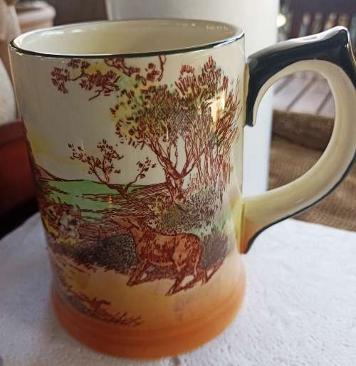 Beautiful Spotless Royal Doulton Rustic England Porcelain Mug - H 12 cm-TD 8 cm