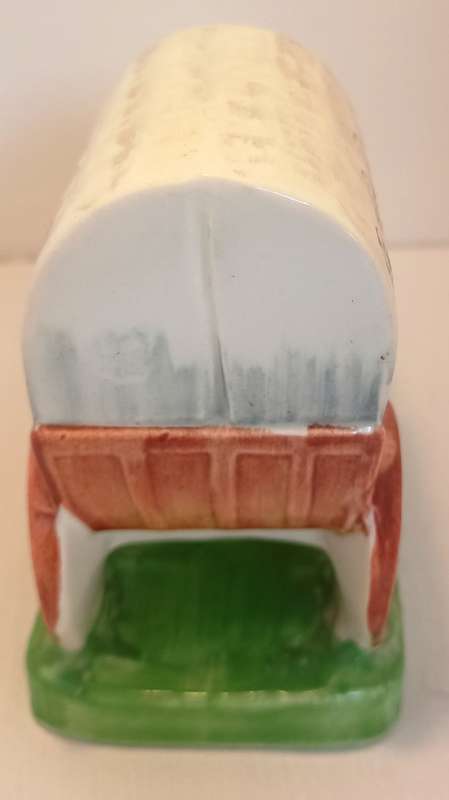 Vintage Burleigh ware- England `Eendrag Maak Mag 1910 Uniefees 1960`-pocelian Voortrekker Wagon