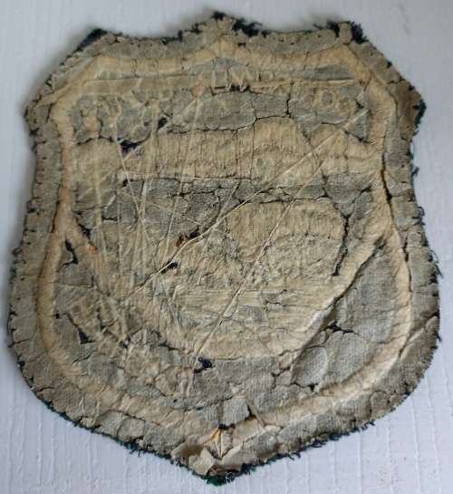 Rare `Voortrekker Eeufees 1838-1938` Cloth Blazer pocket patch/emblem- Dia. 11.5 cm x 10 cm