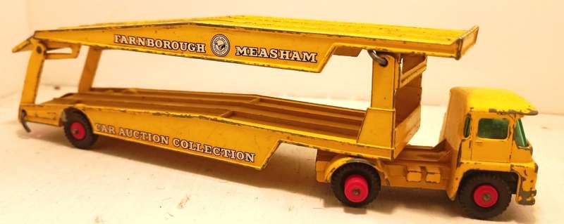 1960`s Guy Warrior Car Transporter-Matchbox King Size K-8-England Lesney