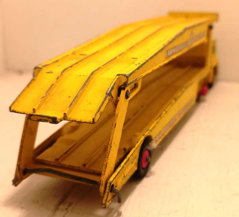 1960`s Guy Warrior Car Transporter-Matchbox King Size K-8-England Lesney
