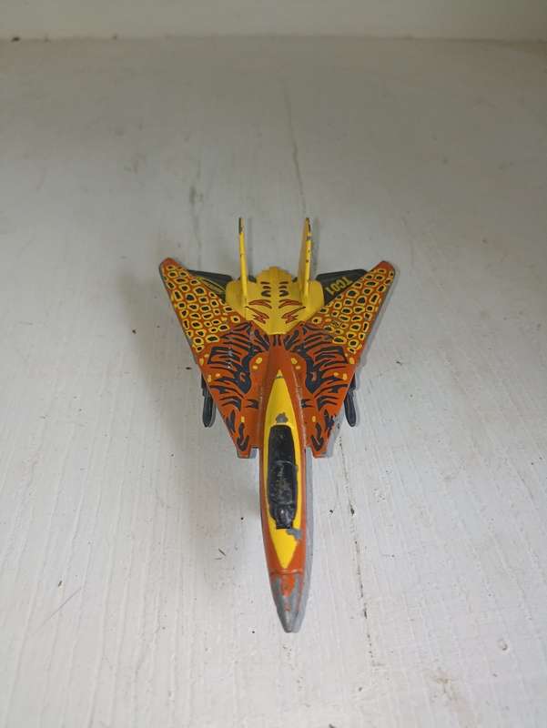 Vintage 1989 Matchbox Skybuster Die cast Grumman F-14 Tomcat Military fighter Jet