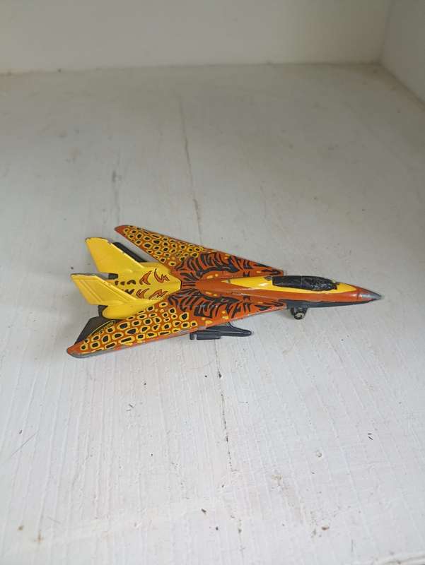 Vintage 1989 Matchbox Skybuster Die cast Grumman F-14 Tomcat Military fighter Jet