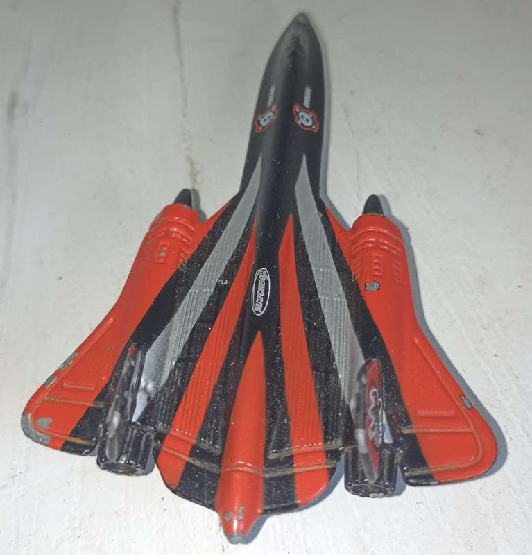 Vintage Matchbox 2000 SB 20-SR 71 Blackbird TM Lockhead Martin Fighter Plane
