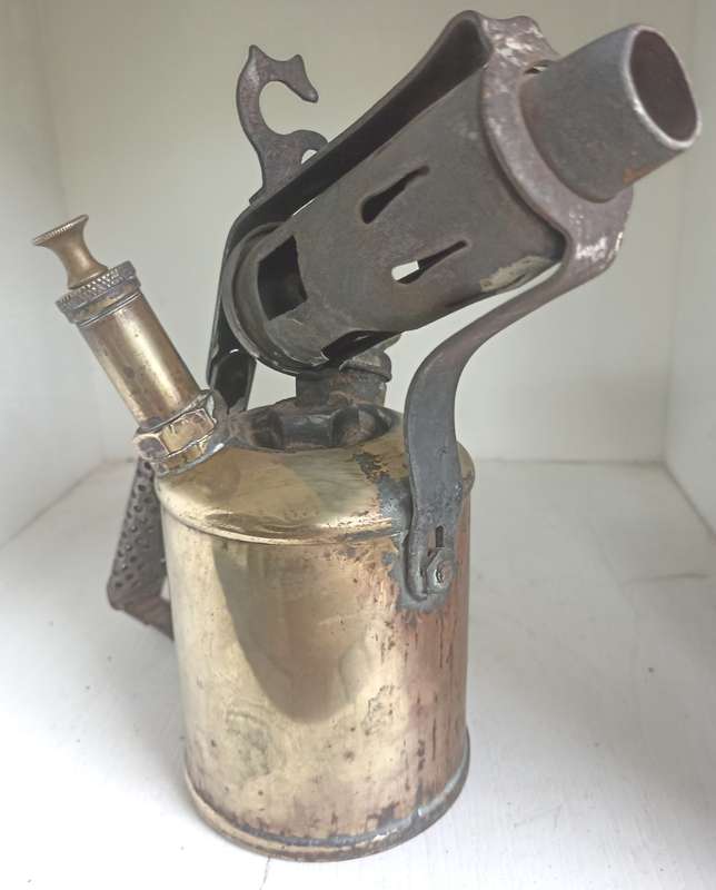Vintage Primus Brass Blow Torch, B.A. Hjorth & Co Sweden-working