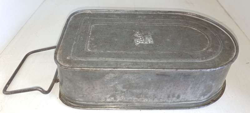 Vintage Miners `Tala` Reg-Made in England-stamped LD 13 Tin Dixie-Good condition