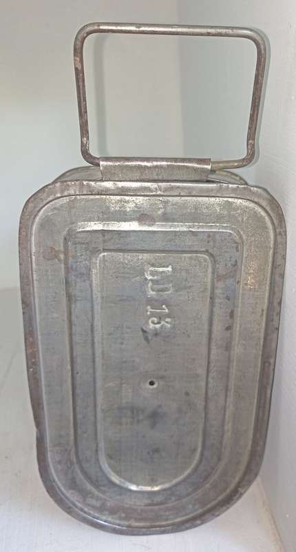Vintage Miners `Tala` Reg-Made in England-stamped LD 13 Tin Dixie-Good condition