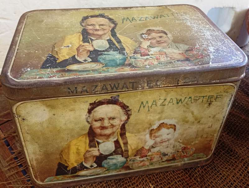 Big Mazawattee 3lb Tea Tin no 2-Made in London England