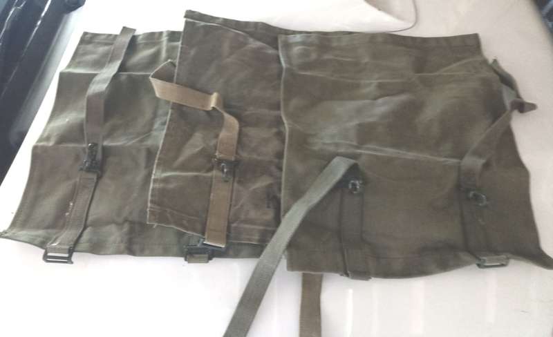 3 x Old Army Ground Sheet Covers/Holder- Buy per one to take one or more