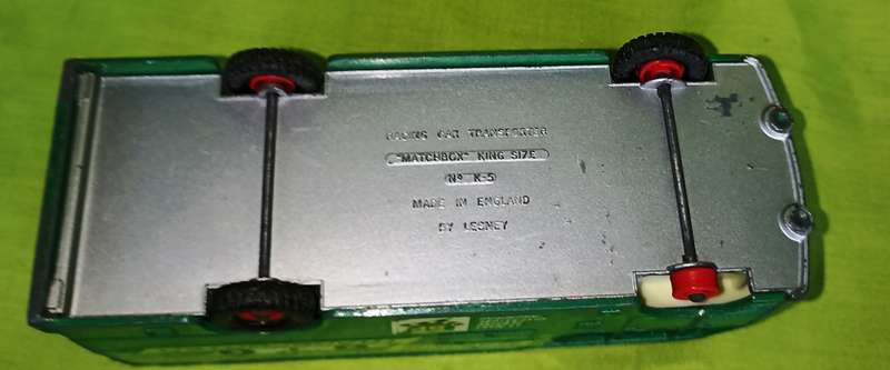Matchbox King Size - Racing Car Transporter No K-5 Die Cast-Made by Lesney