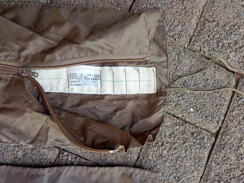 4 Old SA Army Toiletries bags from the 1960/70`s-sell per bag and not as a lot-good condition