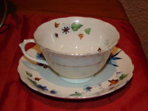 Tuscan China Cup and Saucer marked 8446-Made in England