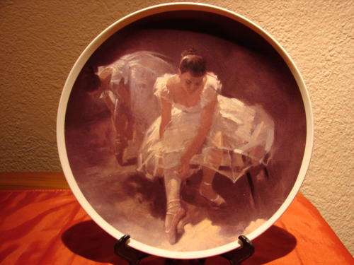 Constantia Plate with Ballerina -  diameter 24cm
