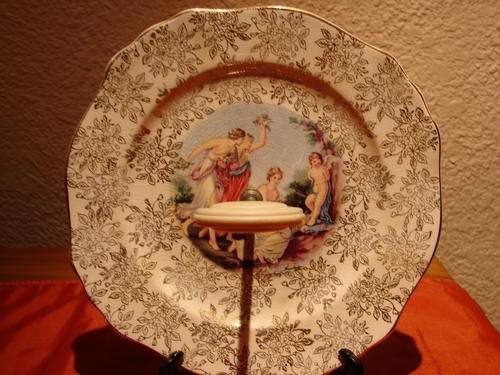 Morley Ware England - Cake Stand-signed M Langbesef N.A.K. Amsterdam Holland