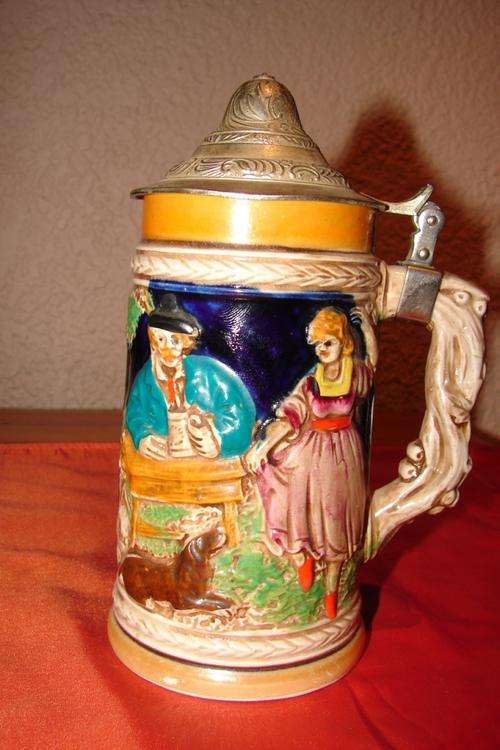 Beautiful big German beer Mug-Height 18cm