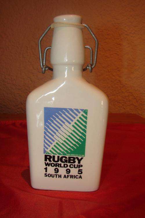 Rugby World Cup 1995 South Africa -Pocket flask - Height 16cm-good condition