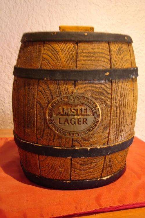 Amstel Lager Beer Polystyrene Ice Bucket - Height 23cm, Width 18cm