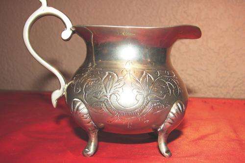 Quality JMF Silver Plated Creamer - Height 8cm - Width of base 9cm