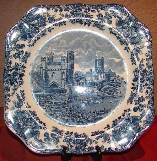 Canterbury Johnson Brothers Plate-Dia.24 x24cm-Good condition - No chips/cracks