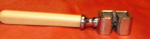 Vintage Rotary Knive Sharpener-Pat.no 255655-Made in England-Working-L13.5cm