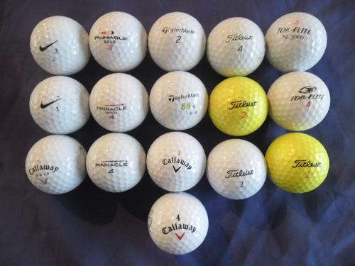 16X  CLEAN USED GOLF BALLS. ONE BID. PLEASE READ DISCRIPTION?