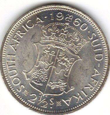 THE ULTRA RARE 1960 HALFCROWN SOUTH AFRICA PROOF/UNC??