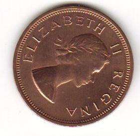 1958 UNION BRONZE PENNY FROM COLLECTORS LOT, UNC/PROOF??? SUPERB!!