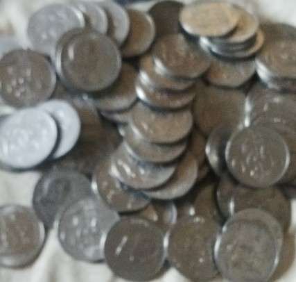 100 X OLD NICKLE 50 CENT COINS @ LOW PRICE!!!