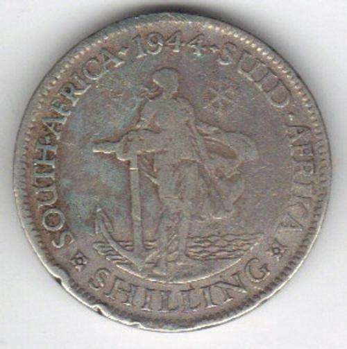 THE ULTRA RARE 1944 SHILLING SOUTH AFRICA