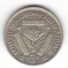 THE RARE 1948 TICKEY SOUTH AFRICA UNION