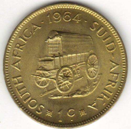 RSA 1964 CENT COIN THE FIRST RSA COIN!!