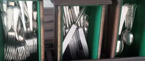 ITALIAN ARG.800 SILVER PLATED CUTLERY