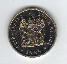 THE RARE UNC 5 CENT 1989  ONLY 58000 MINTED