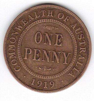 THE RARE 1919 PENNY FROM AUSTRALIA