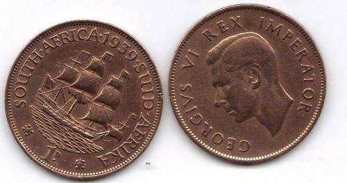 1939 SOUTH AFRICA UNION PENNY BARGAIN INDEED!!!