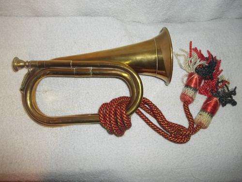 Lovely Old Brass Bugle (used in military marching band)