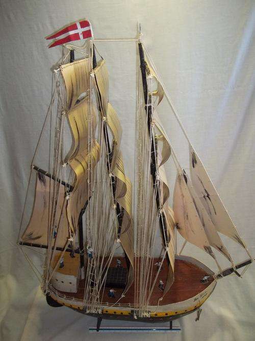 Hand built "The Tea Ship 1820". Height over 1 meter (many hours was spent on this)