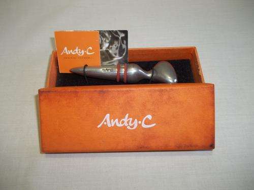Lovely old Andy.C bottle stop with certificate of authenticity in original packing