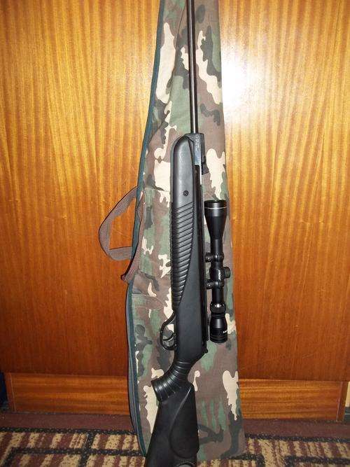 HATSAN Mod 85 (.177) with Ultra Optec 3-9 x 40 scope and camo bag. - 1000 fps