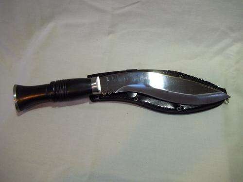 New "Kukri" Fox Dogleg Shaped Machete Long Blade 190 mm With Sheath - Total Length 320 mm