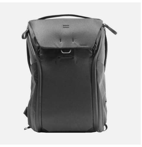 Peak Design Everyday Backpack Version 2, 30L Black, Camera Bag, Laptop Backpack with Tablet Sleeves