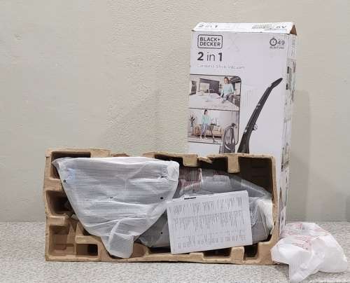 BLACK+DECKER 21.6V 2.0Ah 2in1 Cordless Vacuum Cleaner (43.2Wh)-open box-new