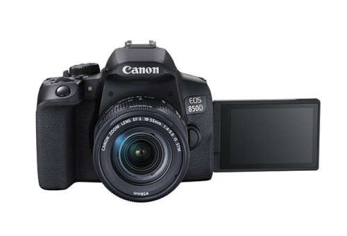 Canon 850D 24MP DSLR with 18-55mm Lens - Black