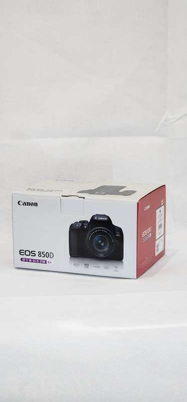 Canon 850D 24MP DSLR with 18-55mm Lens - Black
