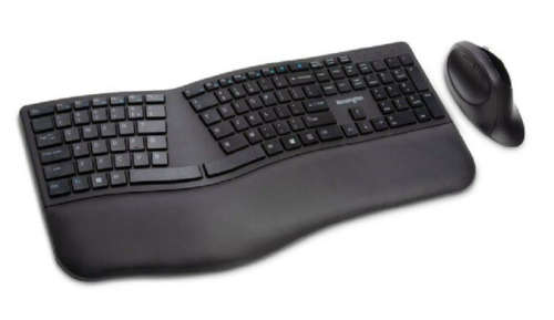 Kensington ProFit Ergonomic (Scupltured) Wireless Desktop Set-display unit
