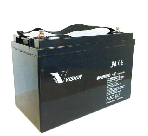 Vision 6FM100Z-X 100Ah 12V AGM Battery
