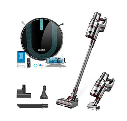 Proscenic 850T Robotic Vacuum Cleaner/Mop including Cordless Vacuum Cleaner